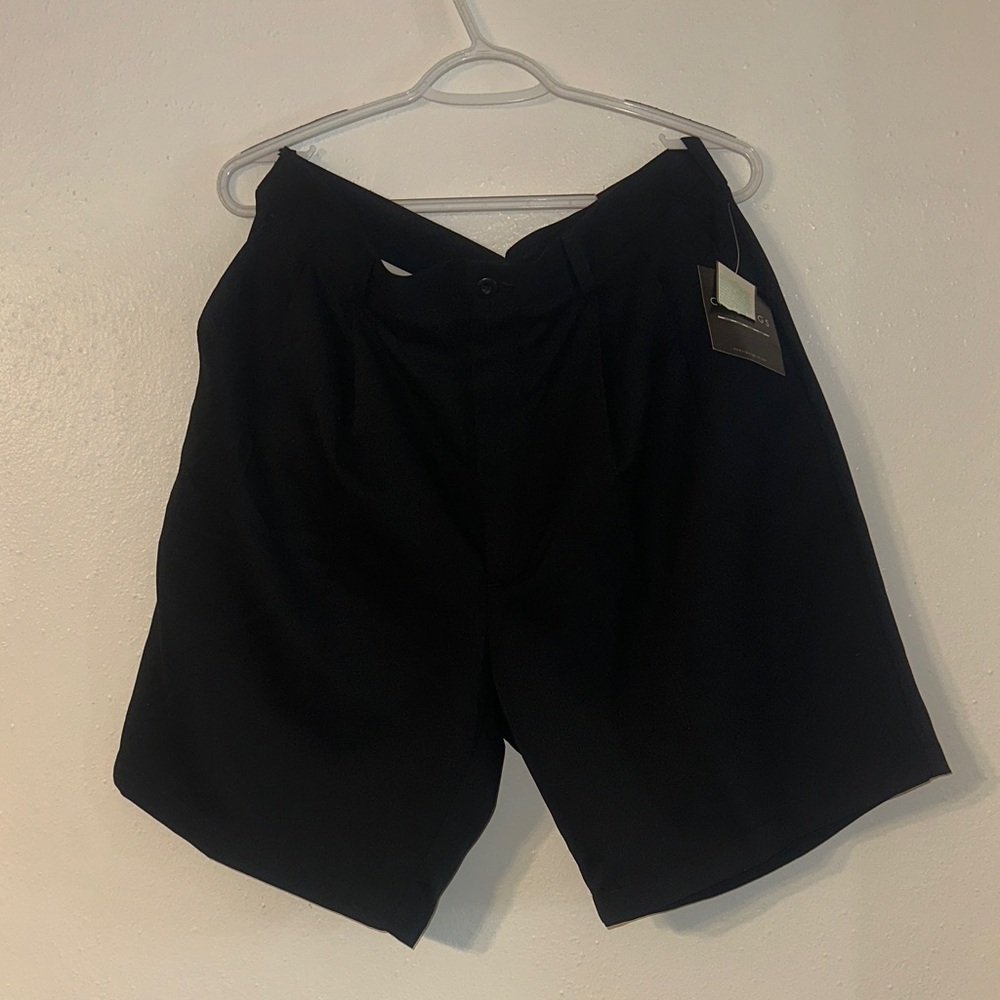Men's Black Flat-Front Shorts — Versatile Everyday Style